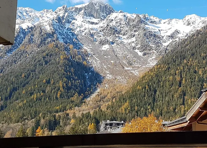 Le Sapi 1e Balcon Panoramique Aiguilles Rouges Avec Parking Gratuit شقة شامونكس